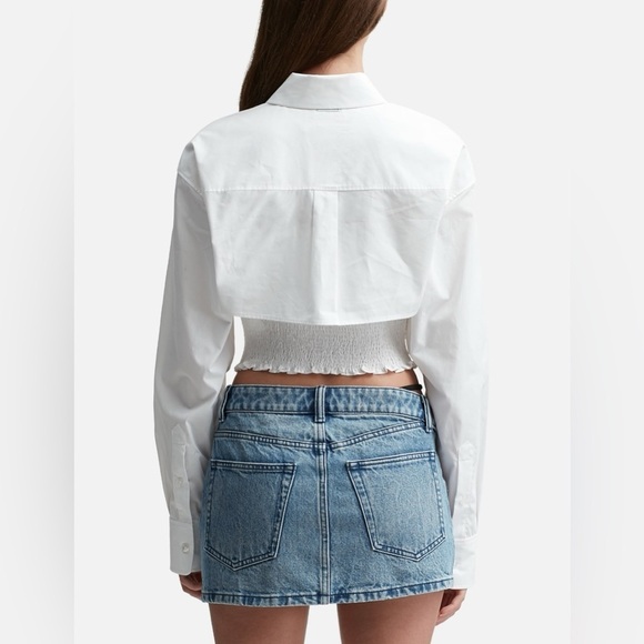 🔥 🆕 ALEXANDER WANG LAYERED SMOCKED CAMI medium NWT $395 - Picture 9 of 12